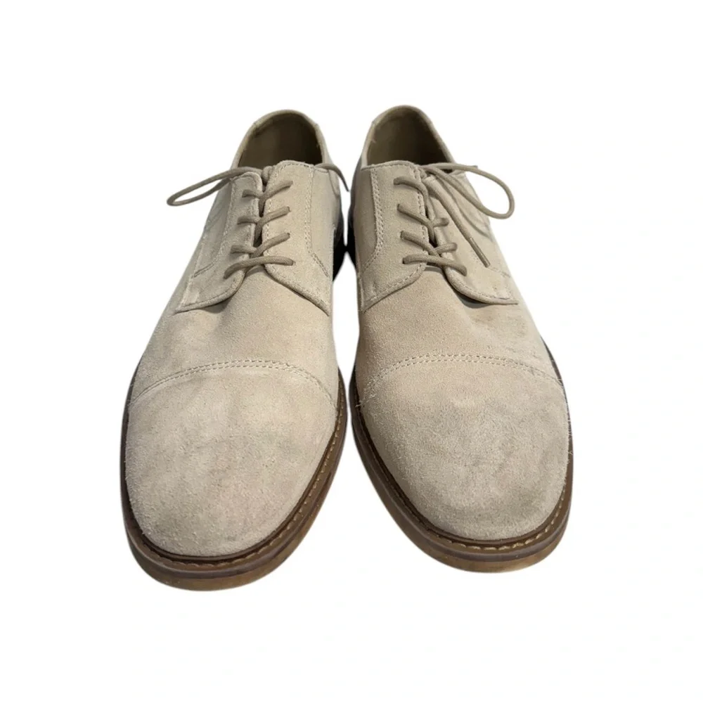 Nordstrom Rack Men’s Kamden Cap Toe Suede Derby Dress Shoe Size 10.5M